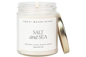 9oz. Clear Jar Salt and Sea Candle