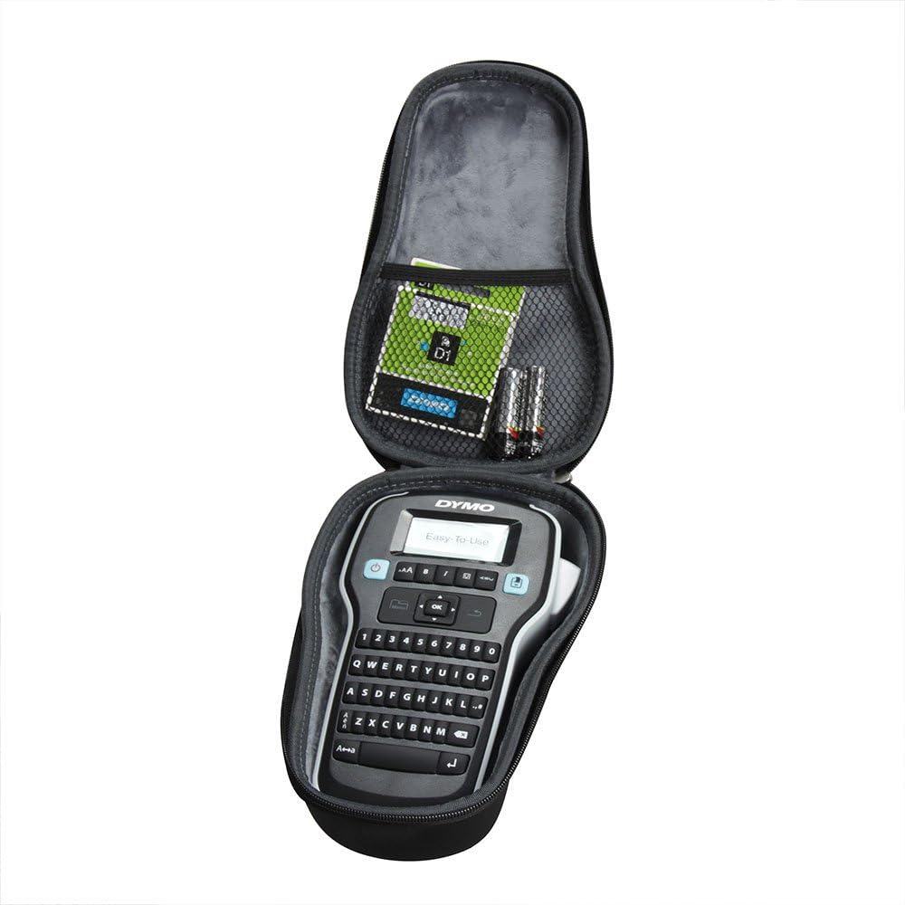Dla DYMO LabelManager 160 Hand Held Label Maker 1790415 podróżny twardy futerał ochronny EVA pokrowiec pokrowiec torba kompaktowy rozmiar firmy Hermitshell