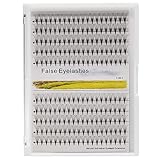 Dedila 10Rows -200Pcs Thickness 0.07mm D Curl 10D Natural Long Individual False Eyelashes Long Stem