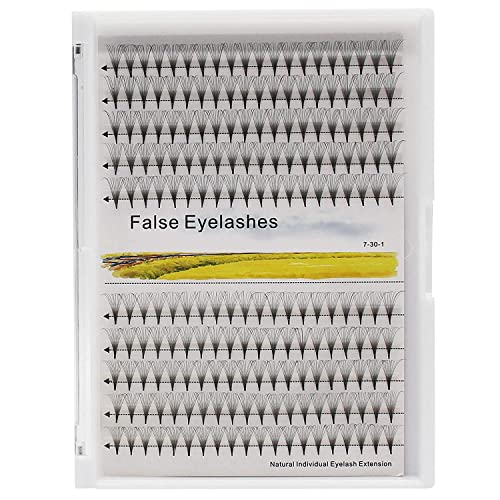 Dedila 10Rows -200Pcs Thickness 0.07Mm D Curl 10D Natural Long Individual False Eyelashes Long Stem Premade Fans Volume Eye Lashes Extensions Makeup Cluster Lashes 10-18Mm To Choose (17Mm) #TOP12