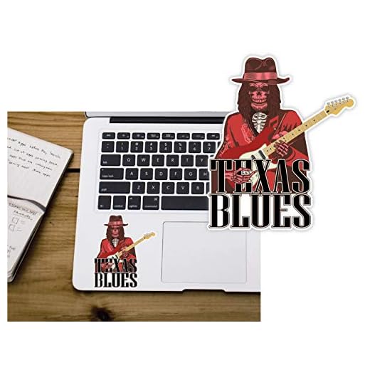 SRV Skull Stickers 27 Club Stevie Ray Vaughan American Texas Blues Legends Music Band Inspired Vinyl Bumper Sticker Decals for Windows, Cars, Laptops, Water Bottles, etc. (3" x 2.5" (7.6cm x 6.5cm))