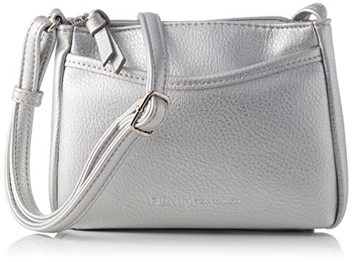 TOM TAILOR Denim Cilia Damen Umhängetasche Crossbody Bag Klein Silber