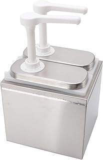 Shoppers Hub PNQ SS Body Plastic Head Sauce, Mayonnaise, Ketchup, Liquid Dispenser with Heavy Spring| Sauce Pump Dispenser...