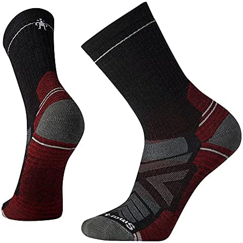 Smartwool Men's Hike Light Cushion Crew Hiking Socks, Charcoal, L Cover