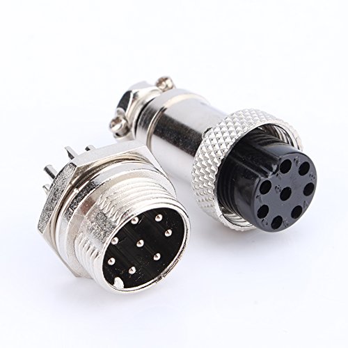 Conector metálico GX16 aviación grado IP67 5A miniatura 3