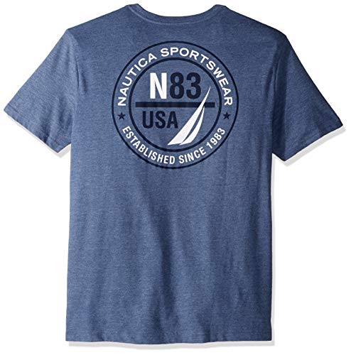 Nautica Men's Short Sleeve Logo Series Graphic Tee2