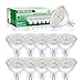 Bombillas LED MR16, GU5.3 LED 12V 5W Equivalente a 50W Halógena Blanco Cálido 3000K, 10-Pack