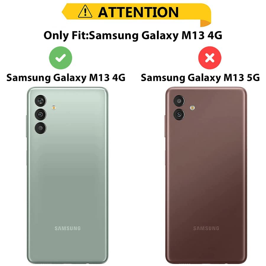 Image of COVERBLACK Silicone Case Back Cover for Samsung Galaxy M13 (4G) - Transparent