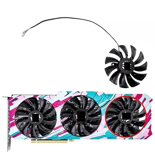 Parte de refrigeración de la computadora Ventilador for tarjeta de video RTX 3090 3080 3070 3060Ti X Gaming OC Ventilador for gráficos de enfriamiento RTX3090 RTX3080 RTX3070 RTX3060Ti(Fan - 1PC)