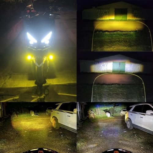 Antibrouillards longue portée moto projecteur LED 12V 85V