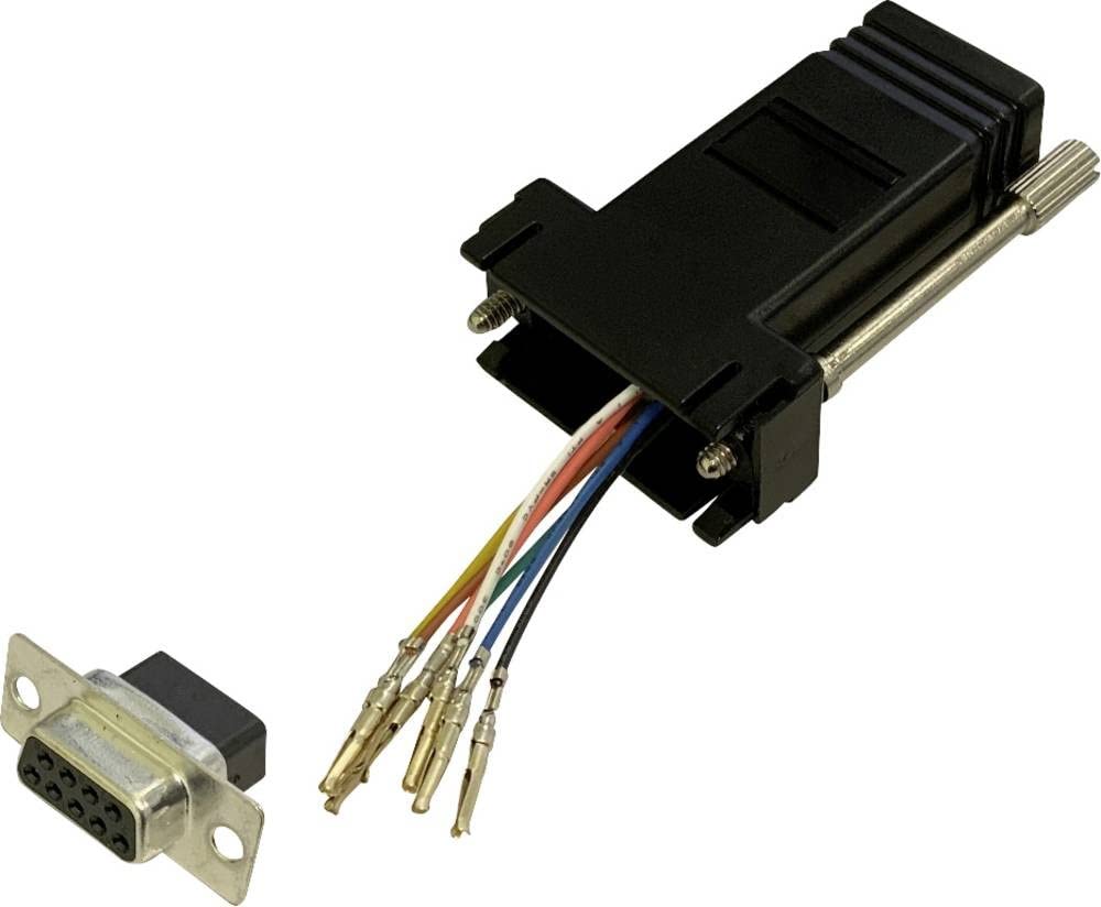 BKL 10121107 Adapter D-Sub 9-pin to RJ45 socket single assembleable