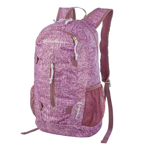 Image of Eddie Bauer Stowaway Packable 20L Backpack-Made from Ripstop Polyester, Lilac, One Size