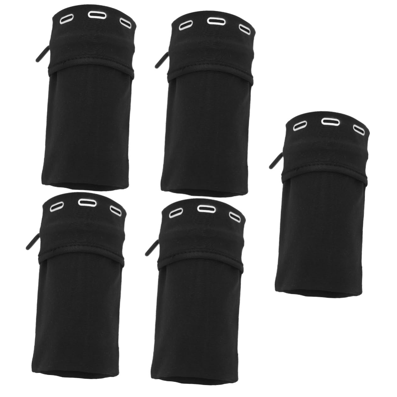 Gatuida 5stücke Leichtes Arm Handy Tasche Für Outdoor Sport Verstellbares Und Armband Für Joggen Fitness Und Musik Hören Schwarz XL