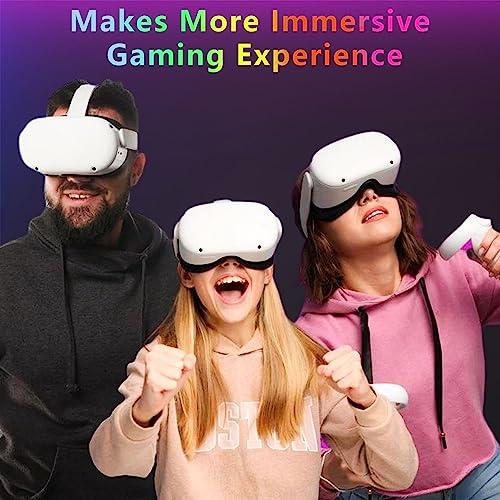 Image of SAQICO Face Pad & Face Cover Cushion Replacement Compatible with Oculus /Meta Quest 2 -VR Accessories Facial Interface Bracket Foam Soft Silicon & Comfortable Leather Sweat-Proof Anti-Leakage Nose Pad