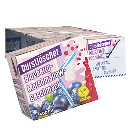 WeserGold Durstlöscher Blueberry-Marshmallow 12 x 0,5l - Trinkpäckchen Cover