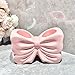 Bow Toothbrush Holder, Cute Ceramic Toothbrush Holder, Bow Personalized Decoration, Ceramic Bow Shaped Toothbrush Holders, Bathroom Countertop Accessories, for Bathroom Home(Pink)