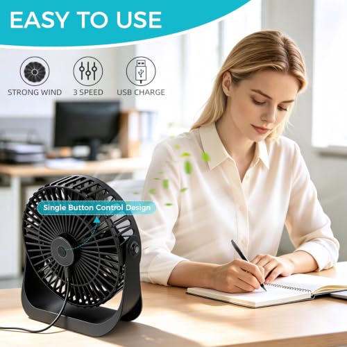 Buy CNMTCCO 7-Inch USB Desk Cooling Fan, Quiet 3-Speed 360° Rotatable Portable Mini Fan for Bedroom, Home Office, and Travel Buy CNMTCCO 7-Inch USB Desk Cooling Fan, Quiet 3-Speed 360° Rotatable Portable Mini Fan for Bedroom, Home Office, and Travel – CNMTCCO