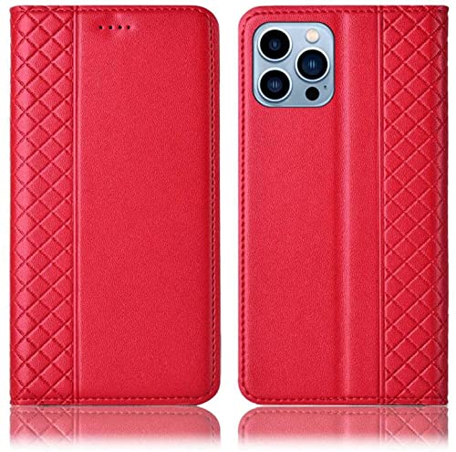 Housse iPhone 13 Pro Max rouge idéale pour visionner vos vidéos en voyage