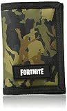 FORTNITE unisex adult Graphic Wallet, Black/Camo, One Size US