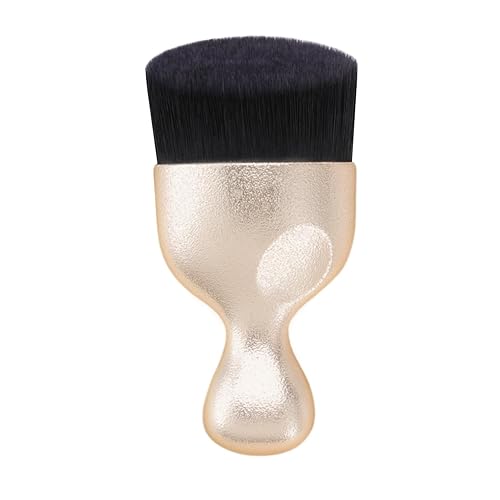 Brocha de maquillaje corporal bronceadora de bronce  Brocha Kabuki para autobronceador, maquillaje de piernas, aplicador de guante autobronceador