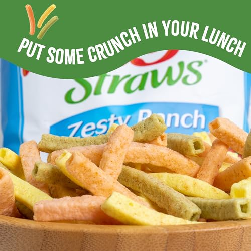 Sensible Portions Garden Veggie Straws, Zesty Ranch, 1 Ounce (Pack of 24)