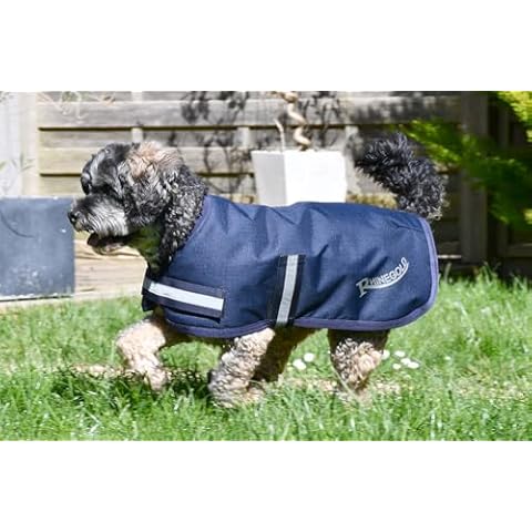 Rhinegold Waterproof Dog Coat with Reflective Features Cover