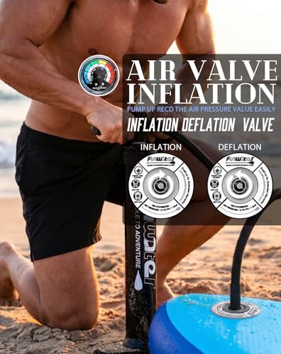 Image of FunWater Inflatable Ultra-Light Stand Up Paddle Board for All Skill Levels with Premium SUP Paddleboard Accessories,Non-Slip Comfort Deck for Youth & Adults