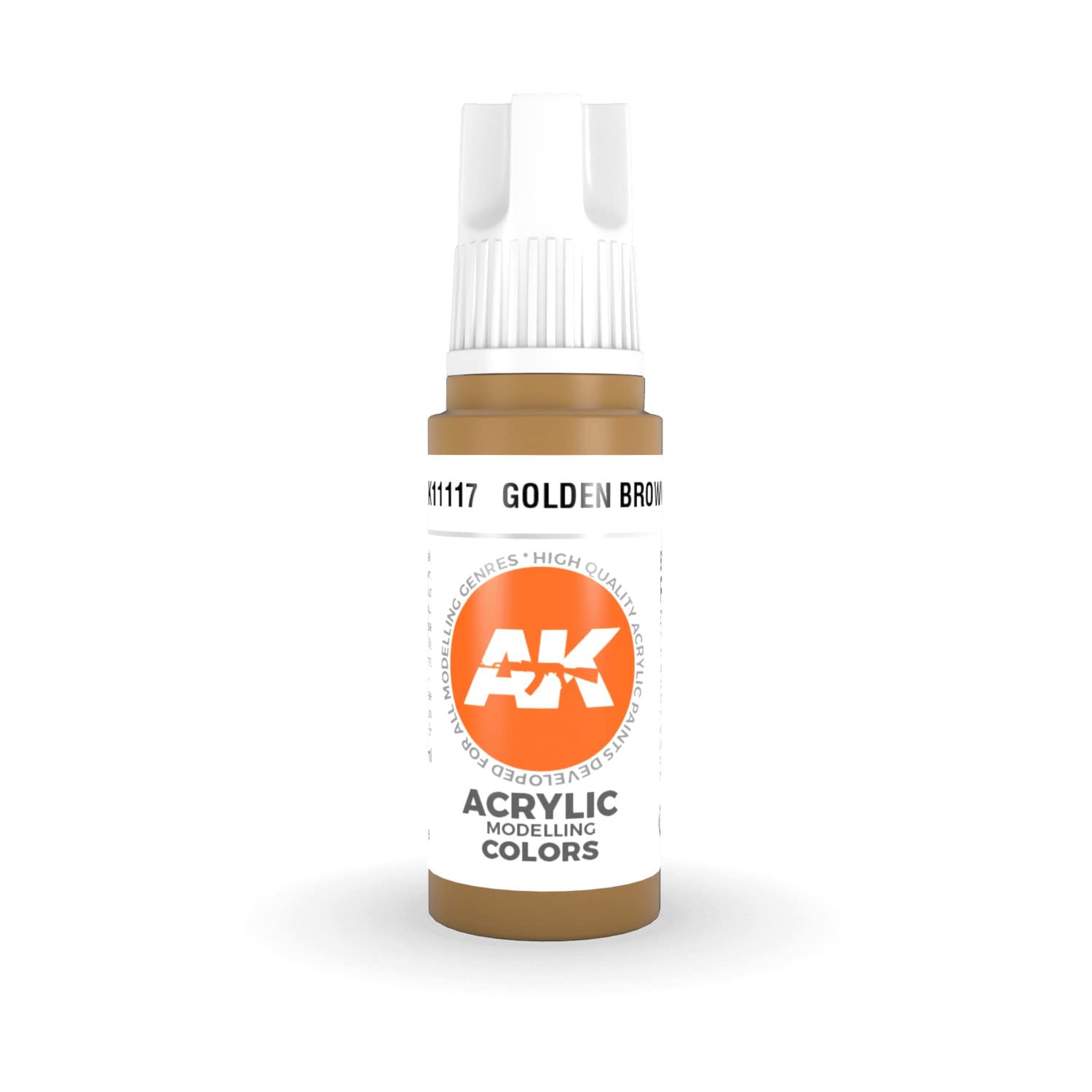 Golden Brown - AK 3 Gen Colour - AK Interactive 18ml Acrylic Paint