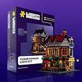 LED Light Kit Compatible with Lego Icons Tudor Corner 10350, DIY Brick Lights Accessories for Adults, Lighting Upgrade for Tudor Corner Lego Set Display (Model Not Included)