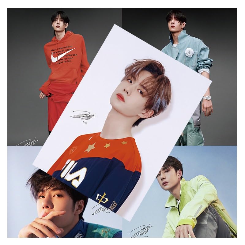 8 Pcs/Set Chinese Drama The Untamed Chen Qing Ling Posters Xiao Zhan, Wang Yibo Star Photo Poster Wall Stickers Bar Home Decor (C)