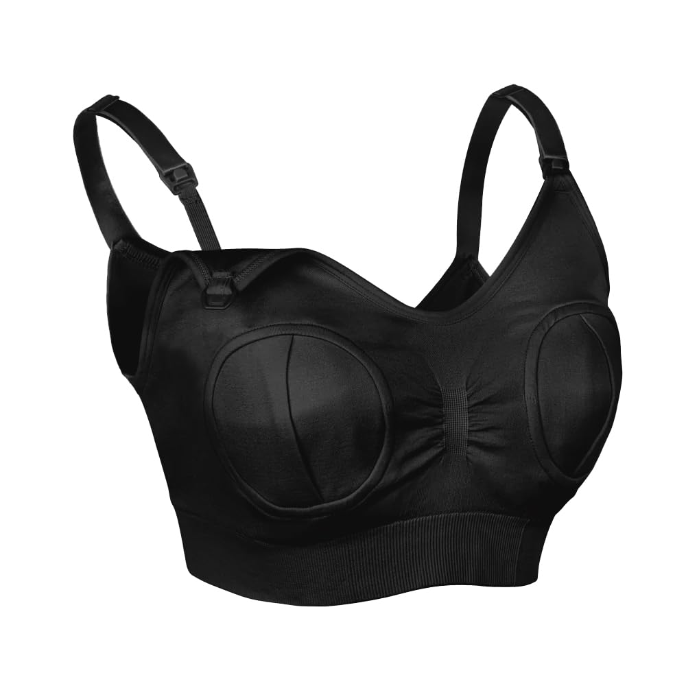 CubbleHands-Free Pumping & Nursing Bra for Breastfeeding, Ultra-Comfort, Double-Layered, Front Buckle, Adjustable Maternity Bra for Women