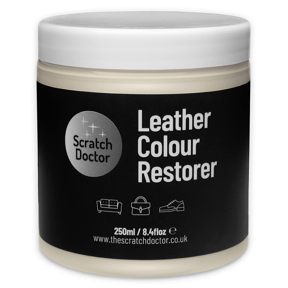 Scratch Doctor Protect and kondition Kit kość słoniowa 250 ml środek do czyszczenia skóry balsam regenerujący i ochronny odżywka nadaje się na sofy fotele samochodowe torby buty
