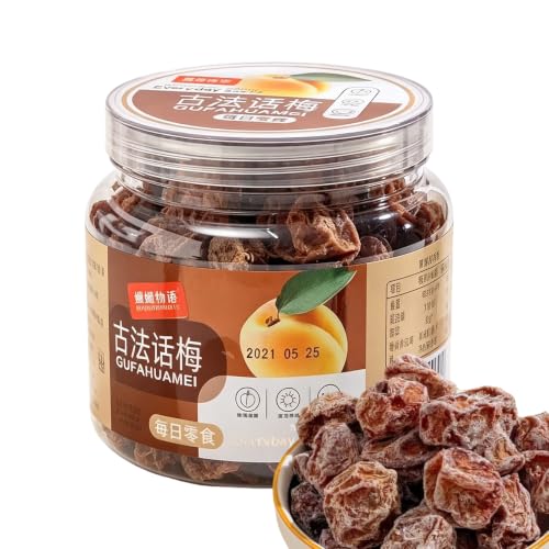 Dried Plums,228g/8oz Chinese Dried Plums Snack,Salty and Sweet Dried Plum