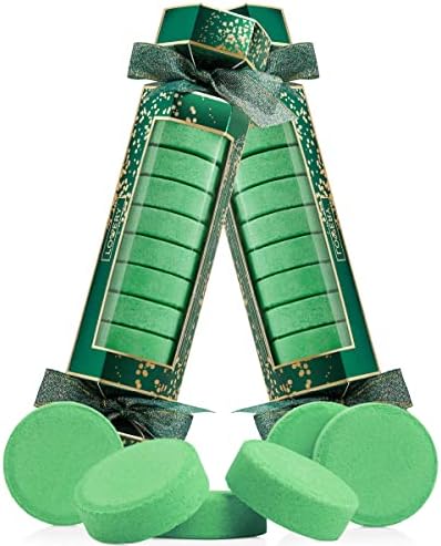 Shower Steamers, 8 Essential Oils Shower Bombs in Eucalyptus, Tea Tree, Spearmint & Peppermint - Gifts for Women & Men, Self Care, Stress Relief & Relaxing Gifts, Aromatherapy Bath Bombs