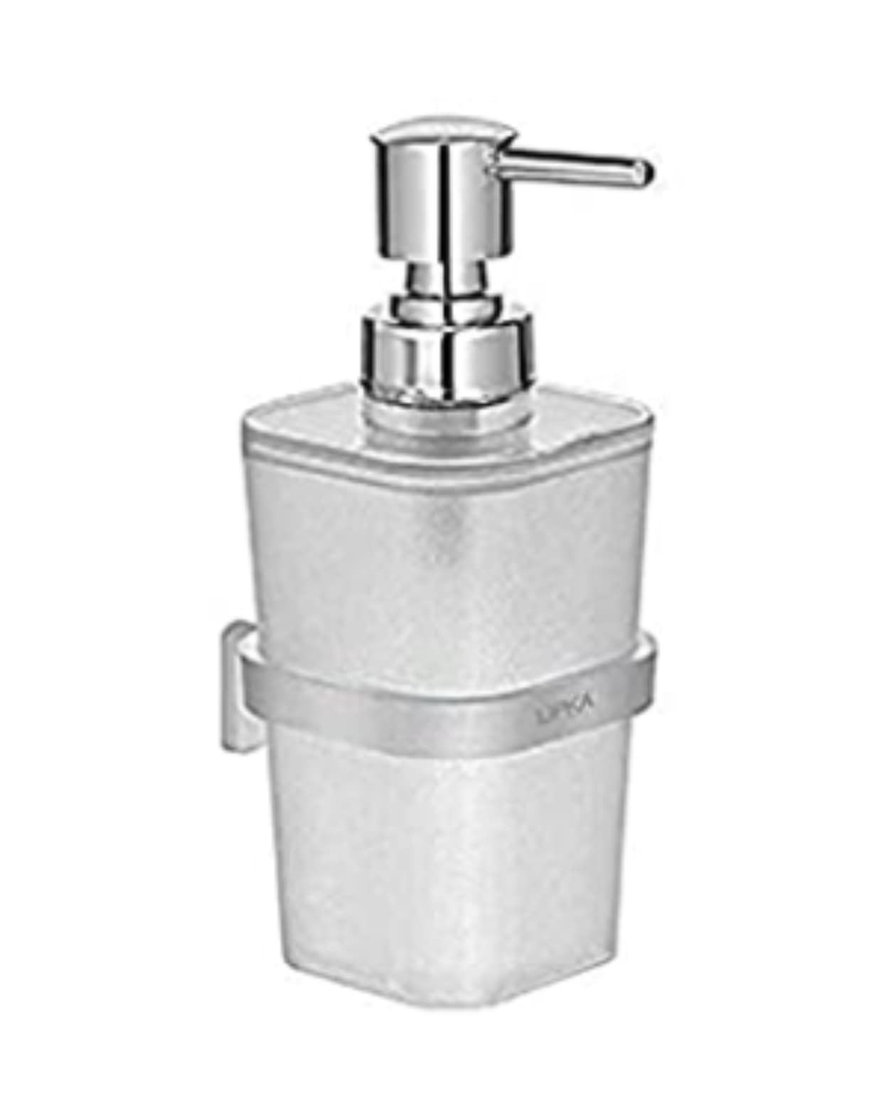 LIPKA ABS Square Liquid Soap Dispenser | Wall Mounted Bathroom Sanitizer, Conditioner, Shampoo Dispenser | Transparent Bottle for Handwash in Bathrooms, Washbasins, Kitchens (B08BC2QB2Y) Amazon Price History, Amazon Price Tracker