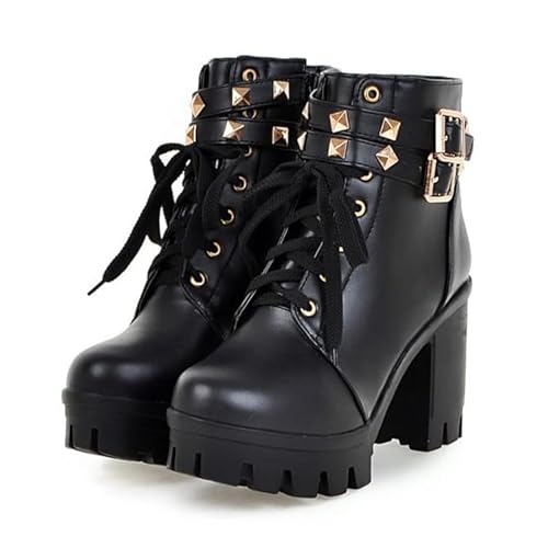 [XICREX] �u�[�c ���f�B�[�X �V���[�g�� ���[�X�A�b�v�u�[�c ���� �`�����L�[�q�[�� ���q�[�� �҂ݏグ �T�C�h�W�b�p�[ �їp �����₷�� �����₷�� �g���� �� �� ���� 24.5 cm 8cm �n�C�q�[�� �H �~ �u���b�N/���N��