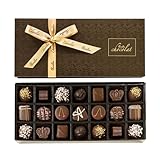 Amelie Chocolat Luxury Collection | Luxury Handmade Dark Chocolates | Adult Chocolate Gifts | 21 Assorted Chocolates | Belgian Chocolate Gifts | Assorted Fillings | Pralines
