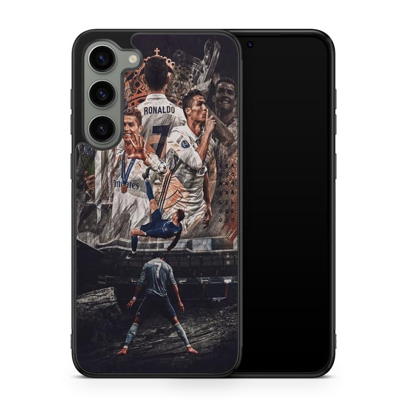 Carcasa compatible con Huawei P Smart 2019 – Cristiano Ronaldo – Futbolista de Exception – Sublimación HD – Silicona Negro – Carcas‑en-Folie