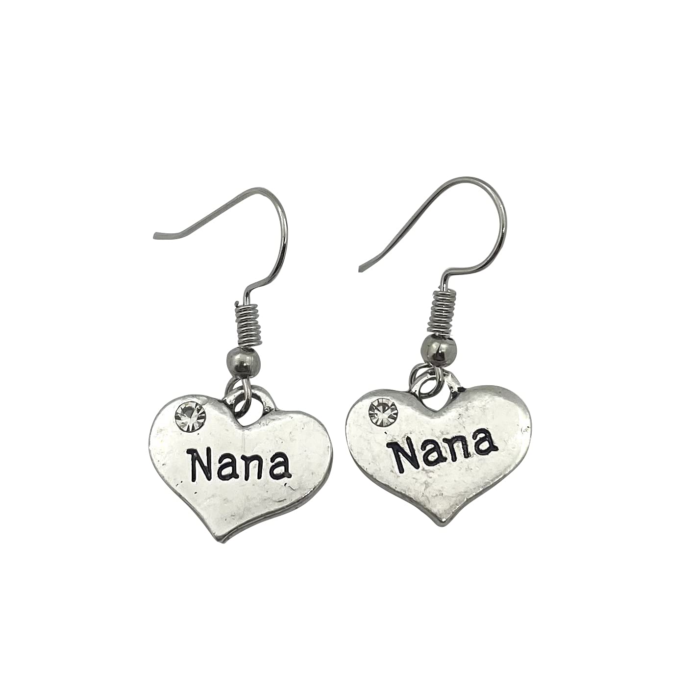 GenericNana Earrings - Gift for Nana - Birthday Gift - Family Grandma Jewelry - Charm Earrings - Christmas Gift