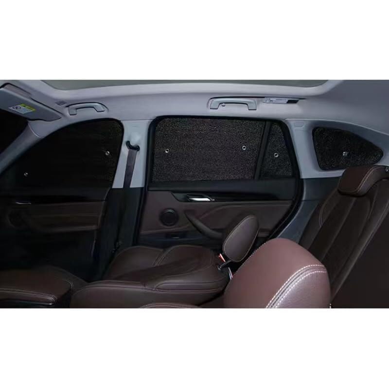 Tendine Tendine parasole laterali per auto Per Peugeot Rifter 4x4 Concept 6 pezzi protezione solare UV accessori rimovibili per la privacy(‎Side 6pcs)