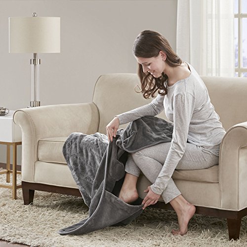 Soft Microlight Plush Electric Heated Blanket for Beautyrest Fans