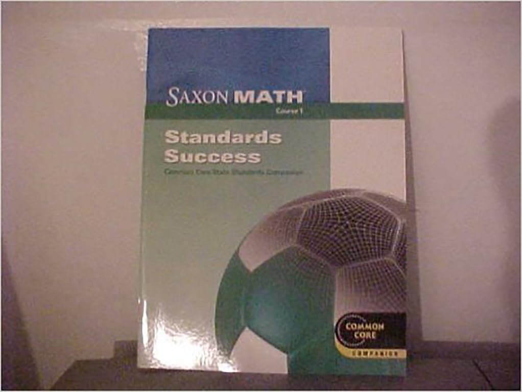 Amazon.com: Standards Success Book (Saxon Math Course, 1