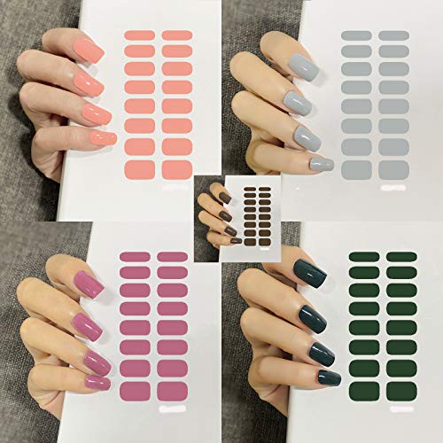 10 Adesivi per unghie all-inclusive in tinta