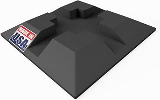 BULLKE USA Made Handi Blocks: Heavy Duty Deck Foundation Piers - 1,750 lbs Capacity, UV Resistant Recycled Plastic Supports for Decks, Sheds