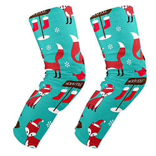 Genouillères de Noël renards pour soulager la pression sur les genoux sensibles