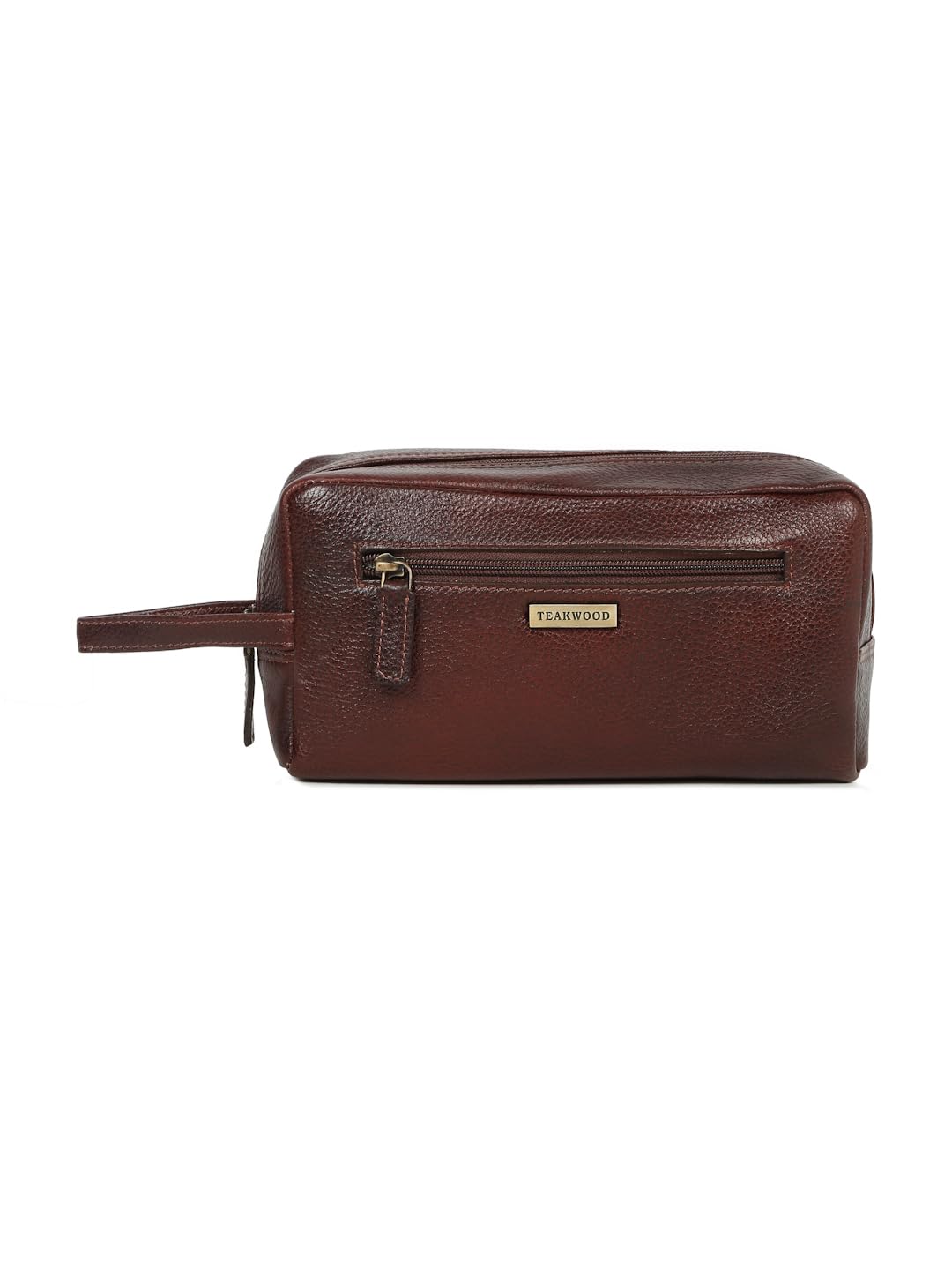 Unisex Leather Travel Toiletry Kit | Maroon-image-19