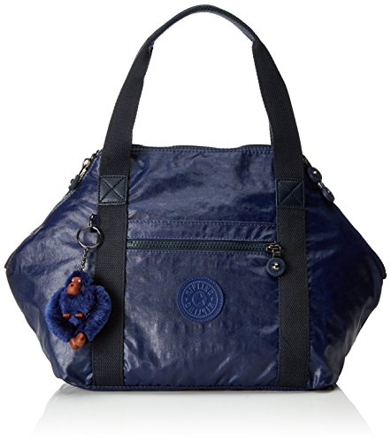 Kipling Art S, Borsa da Sera Donna, Blu (Lacquer