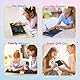 TECJOE 2-Pack LCD Schreibtablett, 10-Zoll buntes Doodle Board für Kinder, elektronische Zeichnung Tablet Zeichnung Pads, Geschenke für 3–6-Jährige (Dunkelblau and gelb)