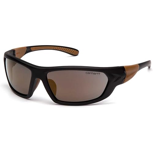 Carhartt Gear CHB291 Carbondale Antique Mirror Polarized Lens - One Size Fits All - Black