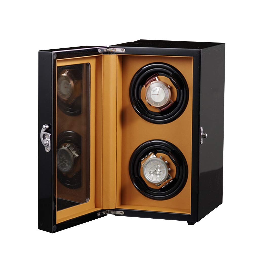 OLSKFUH Double Automatic Watch Winder Watch Winderfor 2 Watches Automatic Watch Box With Quiet Motor 5 Rotation Modes Box,